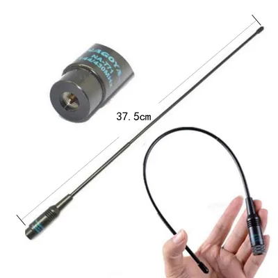 1pc NA-771 SMA-Female Dual Band 10W Antenna UV 144/430Mhz 2.15 DB Signal 10W High-gain Antenna For Baofeng SAUS