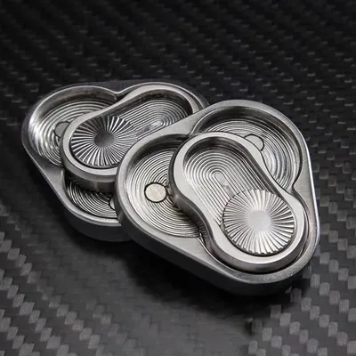 Magnetic Push Slider Skull Poker Style Adult Metal EDC Fidget Toys Autism Sensory Toys ADHD Anxiety