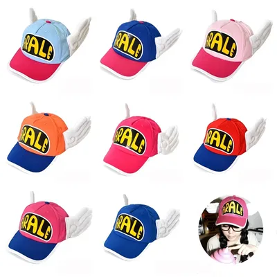 Anime Adult Cute Dr.Slump Arale Cap Sexy Angel Wings Sun Hat Cosplay Kawaii Hats Baseball Caps