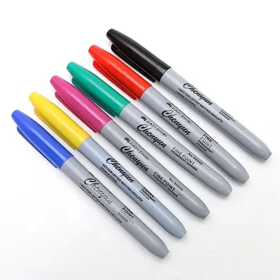 6pcs Microblading 6 Colors Erasable Skin Marker Pen Tattoo Sketch Transfer For Body Art Makeup