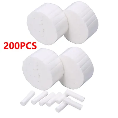 200pcs/4bags 100% Cotton Dental Cotton Roll Dentist material Teeth Whitening Product Surgical