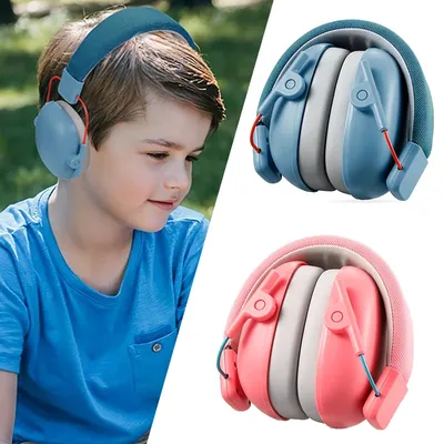 Anti-noise Earmuffs Child Ear Protector Hearing Sleeping Headphones Tactical Headset Cartoon ABS For