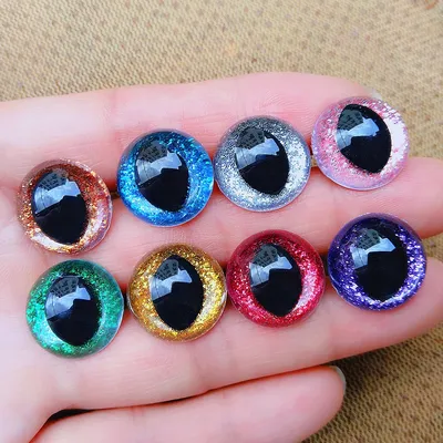 20pcs 3D DIY Plastic Safety Eyes For Crochet Toys Amigurumi 12mm Stuffed Felting Toys Crafts