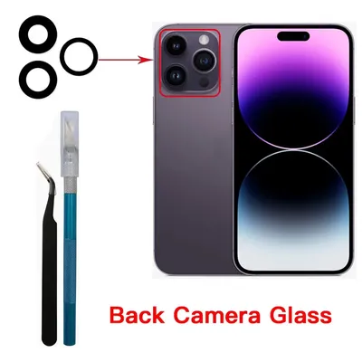 Back Camera Glass Replacement For Apple iPhone 11 12 13 14 Mini Plus Pro Max With Adhesive And