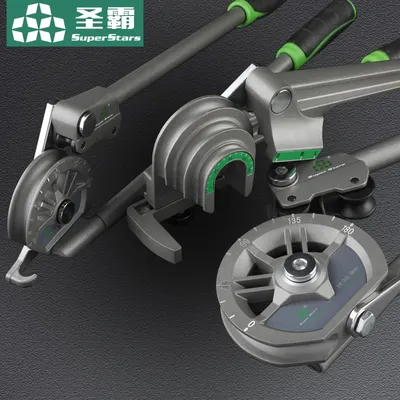 DSZH Air Conditioner 6/8/10mm 3 in 1 Copper Tube Aluminum Manual Tube Bender Lever Type Bending Machine Refrigeration Tools