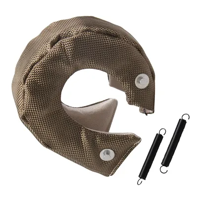Car T3 Turbo Cover Charger Protection Insulation Wrap Heat Shield High Temperature Blanket Titanium