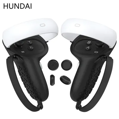 HUNDAI New VR Accessories Protective Cover For Oculus Quest 2/3 VR Touch Controller Silicone Cover