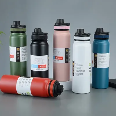 600ML/800ML Outdoor Thermos Portable Kettle Water Bottle with Tea Filter 304 Stainless Steel Thermal