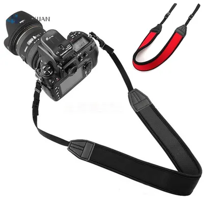 Universal Neck Shoulder Strap Belt Camera Shoulder Neck Straps Adjustable Thick Anti-slip Black