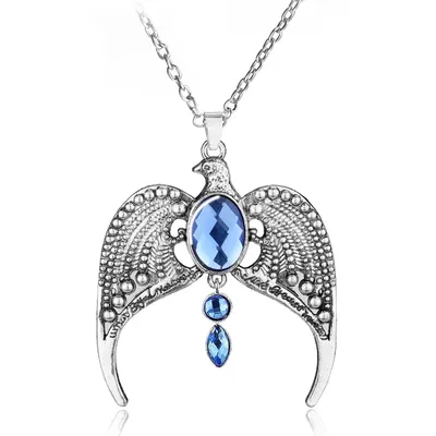 Ravenclaw Lost Diadem Tiara Crown You know who Eagle crown Blue Crystal Crown Pendant Magic School