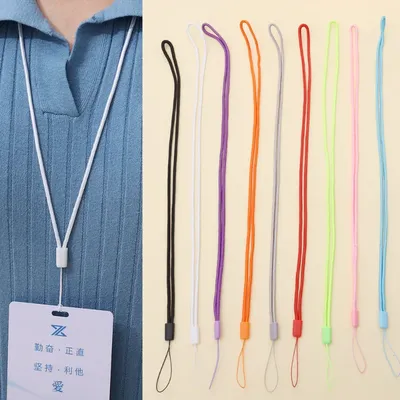 Mobile Phone Lanyard Round Rope Neck Hanging Camera MP3 MP4 Player Iphone Samsung Millet for Work Anti-lost Nylon Lanyard