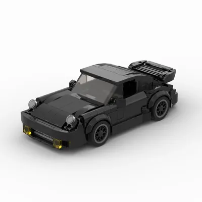 MOC-Black Bird (930)Turbo racing sports car Vehicle Speed Champion Racer Building Blocks Brick