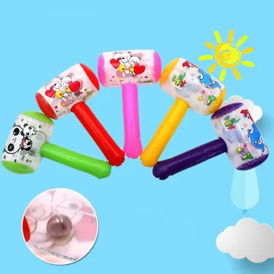NEW Inflatable Hammer with Bell Air Hammer Baby Toys Kids Toys Party Supplies Inflatable Toys