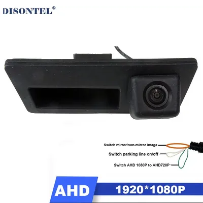 1920*1080P AHD HD Night Vision Car Rear View Reverse Backup Trunk Handle Camera For Volkswagen Passat Golf Polo Jetta Audi A4 A6