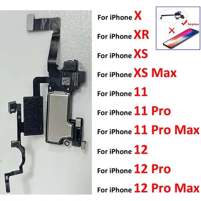 Proximity Light Sensor Flex For Iphone X XR XS Max 11 12 Pro Max MIni Ear Speaker Earpiece Earphone