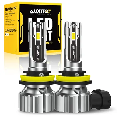 AUXITO 2Pcs H8 H11 LED Bulb Fog Lights Car Headlight H16JP HB4 9006 9005 HB3 LED Lamp DRL Driving