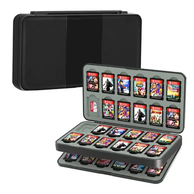 48 In 1 Switch Game Card Storage Case Magnetic Switch Game Card Box Game Accessories with Soft