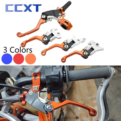 CNC Motorcycle Brake Clutch Lever 22mm Handlebar Universal For Kayo T4 T6 K6 K6R For KTM SX SXF XC