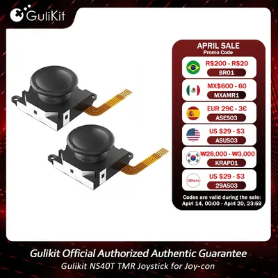 Gulikit TMR Sensing Joystick for JoyCon Replacement No Drifting Electromagnetic Stick for Nintendo