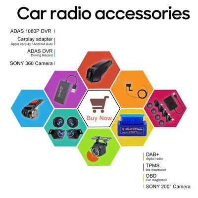 Android Video OBD DAB+ DVR TPMS CARPLAY SONY 360 Camera Calibration Cloth Tempered Film for Car