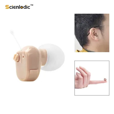 Mini Invisible Hearing Aid Hearing Device Sound Amplifier Ear Voice Amplifier Adjustable Tone