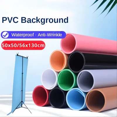 56x130cm Pvc Backdrops for Photographers Photographic Studio Product Photoshoot Props Black white