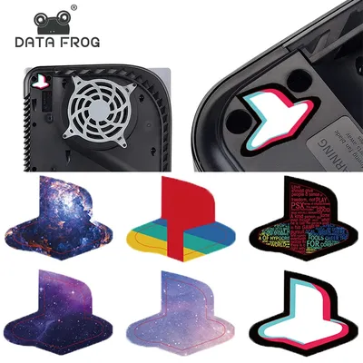 DATA FROG Skins For PS5 Console Logo Undercover Sticker Combo For PlayStation 5 Disk CD Driver