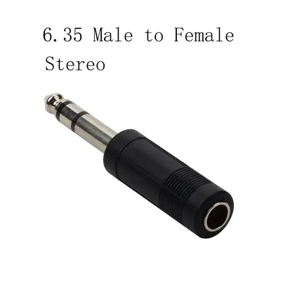 10pcs Stereo/Mono 6.35mmFemale to 6.35mm male Female TS 1/4-Inch to Male TRS 1/4-Inch Adapter