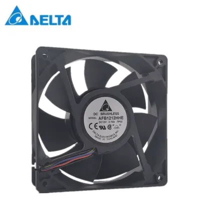 New delta AFB1212HHE 12V 0.70a 12038 12cm temperature control and speed measurement chassis cooling