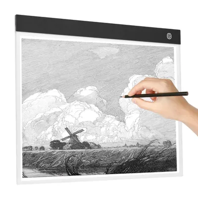 A3 Copyboard Ultra-thin LED Light Pad Stepless Brightness Translucent Drawing Board USB for Artist