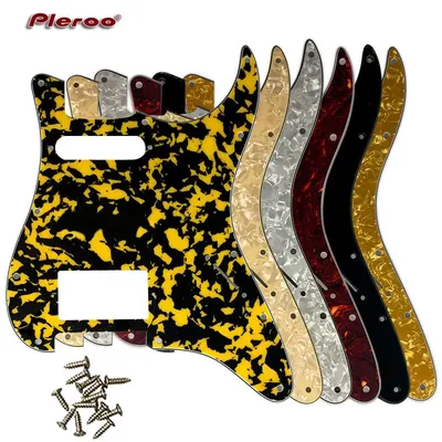 Pleroo Custom Electric Parts For USA\Mexico Fd Strat 11 Holes HS PAF Humbucker Guitar Pickguard