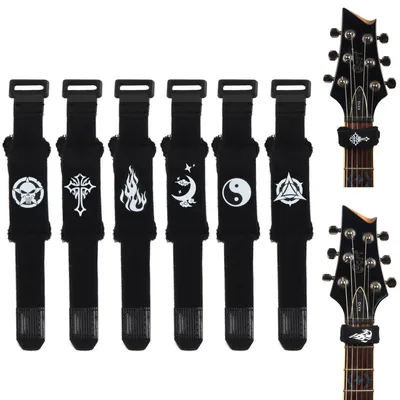 Guitar Fret Strings Mute Noise Damper Guitar Beam Tape Fretboard Muting Dampeners String Wraps For