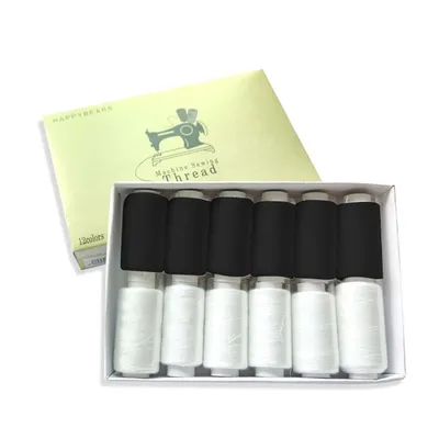 12Pcs/Set Manual Diy Combination Hand Sewing Tool Kit Sewing Thread Sewing Machine Thread 402 Sewing