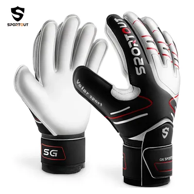 Sportout Youth&Adult Goalie Goalkeeper Gloves,Strong Grip for The Toughest Saves, with Fingerave&