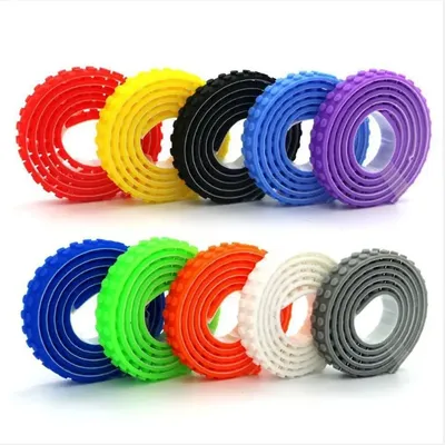 Block Tape Base Strips Two rows 2*116points 92CM Arbitrary Cut Paste Compatible Lego DIY Building