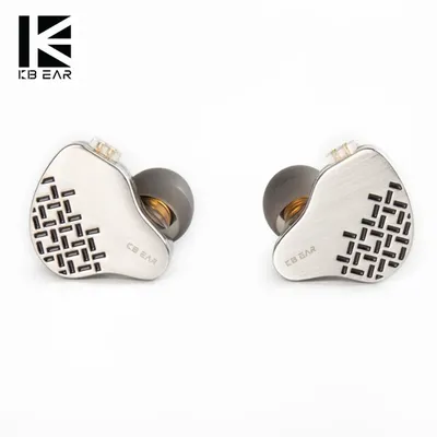 KBEAR Rosefinch 10mm Biological Diaphragm In Ear Monitor HiFi Dynamic Headphone OFC Wired Earphone