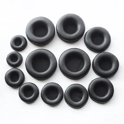 Ear Pads For Headphones Covers Sponge Leather Foam Cushion 40mm 50mm 55mm 60mm 65mm 70mm 75mm 80mm