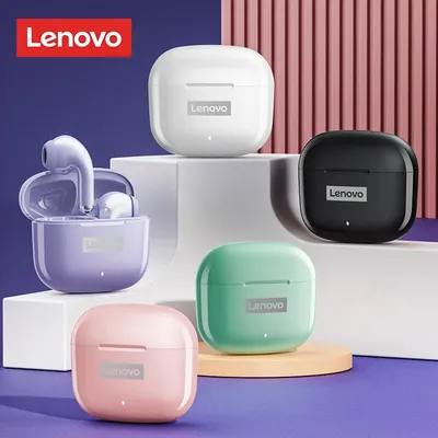Lenovo LP40 Pro Earphones Bluetooth 5.3 Wireless Sports Headphone Waterproof Earbuds with Mic Touch