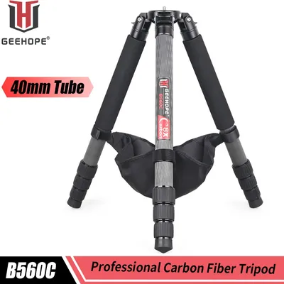 GEEHOPE B560C Professional Heavy Carbon Fiber Camera Tripod Super Stable Top Bird Watching Bracket