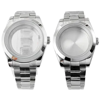 36mm 39mm Watch Case Stainless Steel Sapphire Glass For NH35 NH36 ETA2824 PT5000 ST2130 Watches Movement Accessory Part