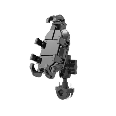 Mobile Phone Holder With Shock Absorber Module Adjustable at Any Angle for Motorcycle Scooter ATV
