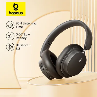 Baseus Bowie D05 Wireless Headphone 3D Spatial Audio Earphone Bluetooth 5.3 Headset 40mm Driver