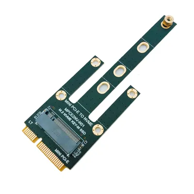 NEW Mini PCI-E to NVME Adapter Card Board Converter Expansion Card Riser Supports 2230 2242 2260