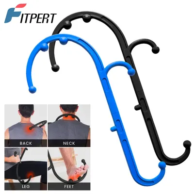 Back, Neck and Foot Neck Massager for Trigger Point Fibromyalgia Pain Relief and Self Massage Hook