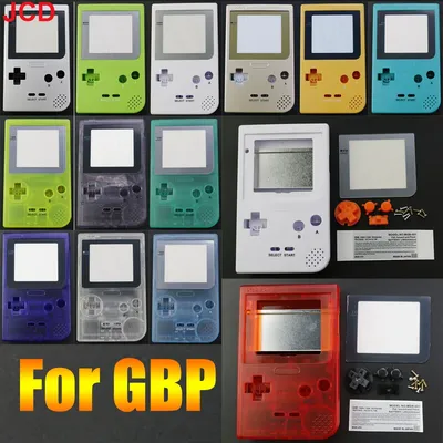 JCD 1pcs Full Case Cover Housing Shell Replacement For Gameboy Pocket Game Console For GBP Shell