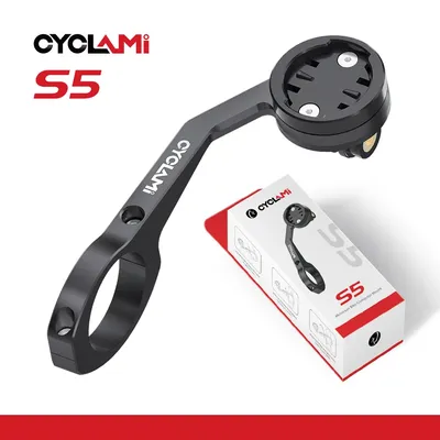 CYCLAMI S5 Aluminium Alloy Double-sided Bike Computer Mount MTB Road GPS Headlight Holder Bracke For