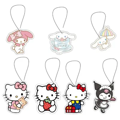 Hello KittyMy Melody Cinnamoroll Kuromi Cute Cartoon Car Home Creative Aroma Difusers In-Car Room