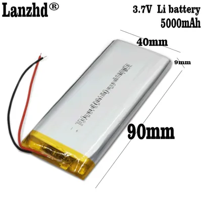 1-10pcs New 3.7V 5000mAh 954190 904090 DIY Cell Battery For Power Bank Bluetooth Speakers Tablet DVD