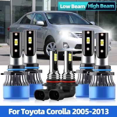 Led Car Headlight HB3 9005 HB4 9006 H11 Canbus LED Headlamps Bulbs Fog Lights For Toyota Corolla