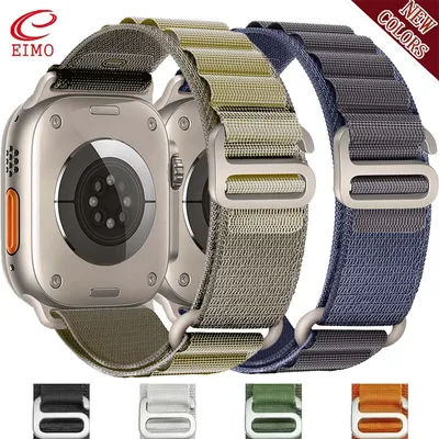 Alpine loop for Apple watch Ultra band 49mm 44mm 45mm 40mm 41mm 44 mm Nylon bracelet correa iwatch